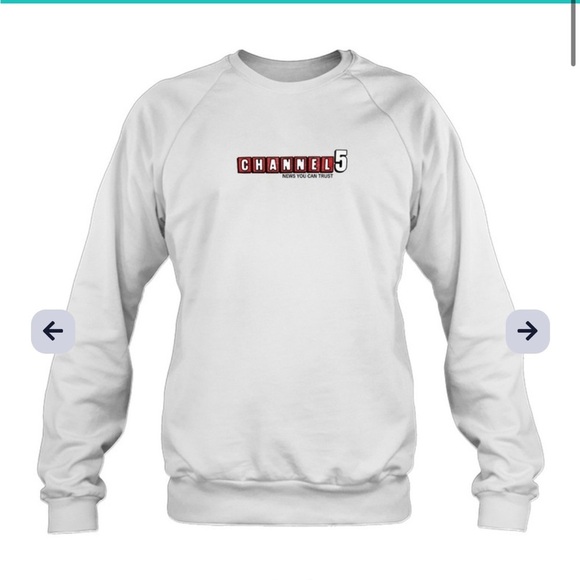 Channel 5 Croc News You Can Trust Shirt-Sweatshirt LOOK AT COLOR - Picture 1 of 4
